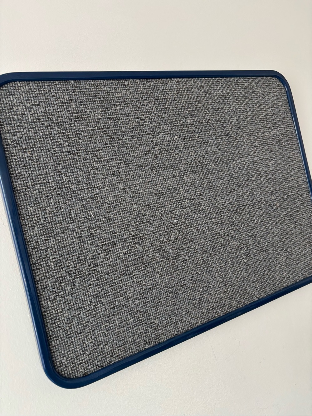 Vintage memo board 80s push pin style Eldon   Wall hanging memo board